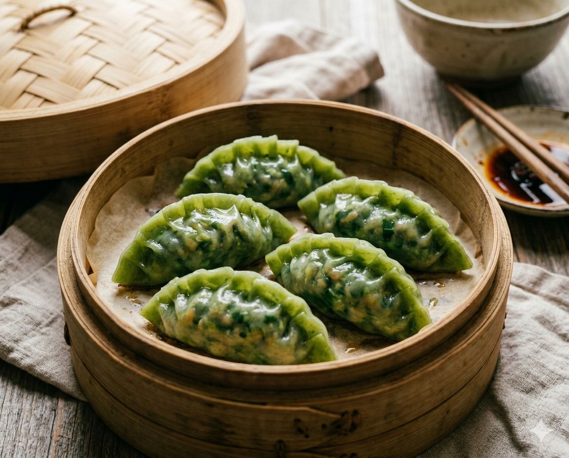 Spinach Dumpling